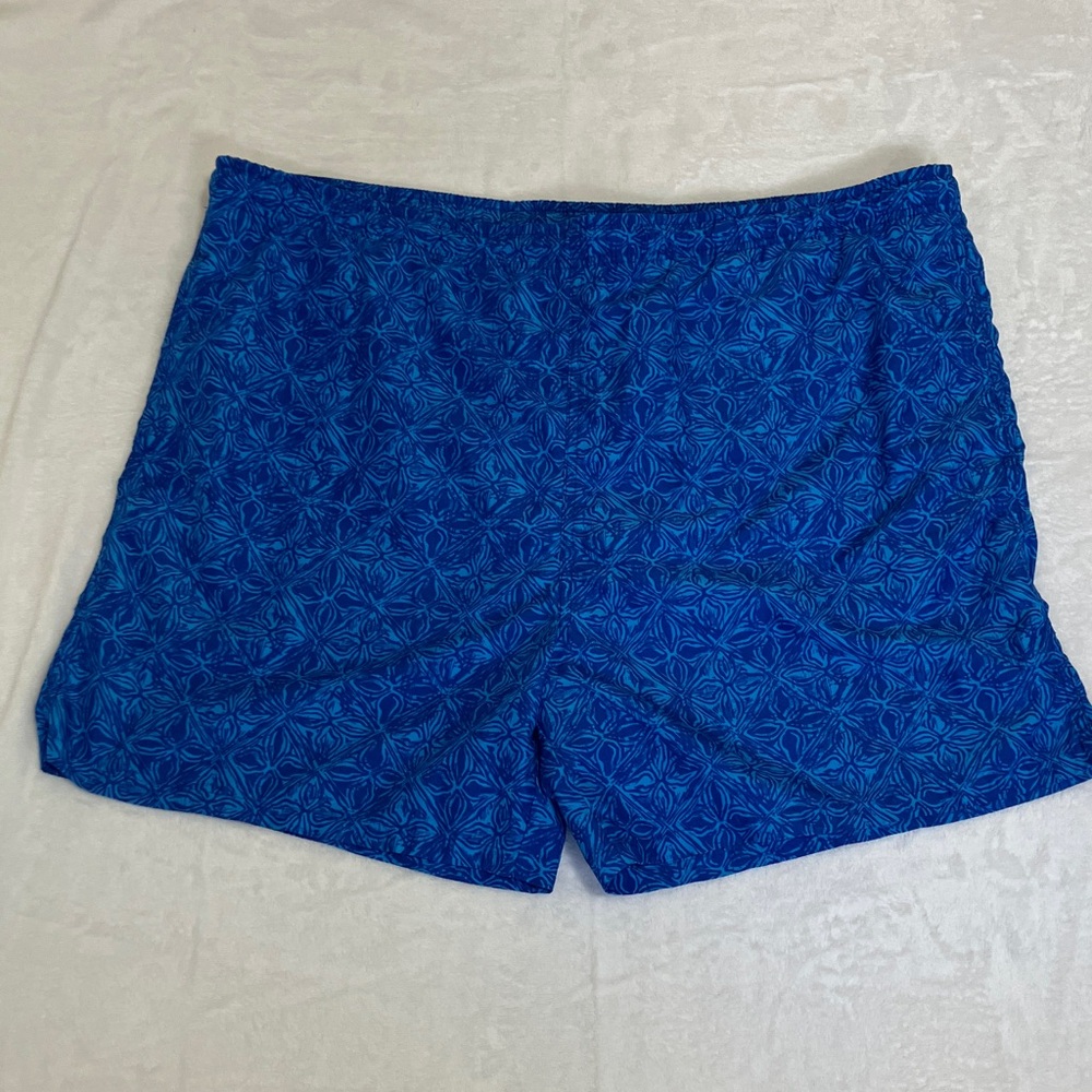 🏊Trader Bay Men’s Swim Trunks – Blue- Drawstring- Size Large